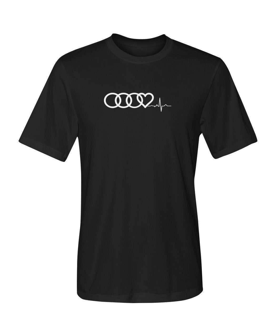 Audi Heart Beat Dry Sport T SHIRT - TeePerfect 