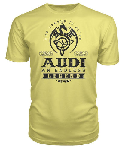 AUDI AN ENDLESS LEGEND Premium Unisex T SHIRT