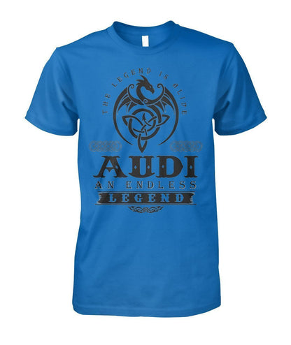 AUDI AN ENDLESS LEGEND Unisex Cotton T SHIRT