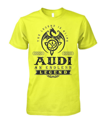 AUDI AN ENDLESS LEGEND Unisex Cotton T SHIRT