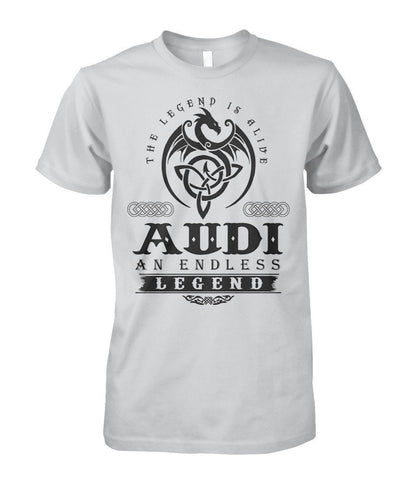 AUDI AN ENDLESS LEGEND Unisex Cotton T SHIRT