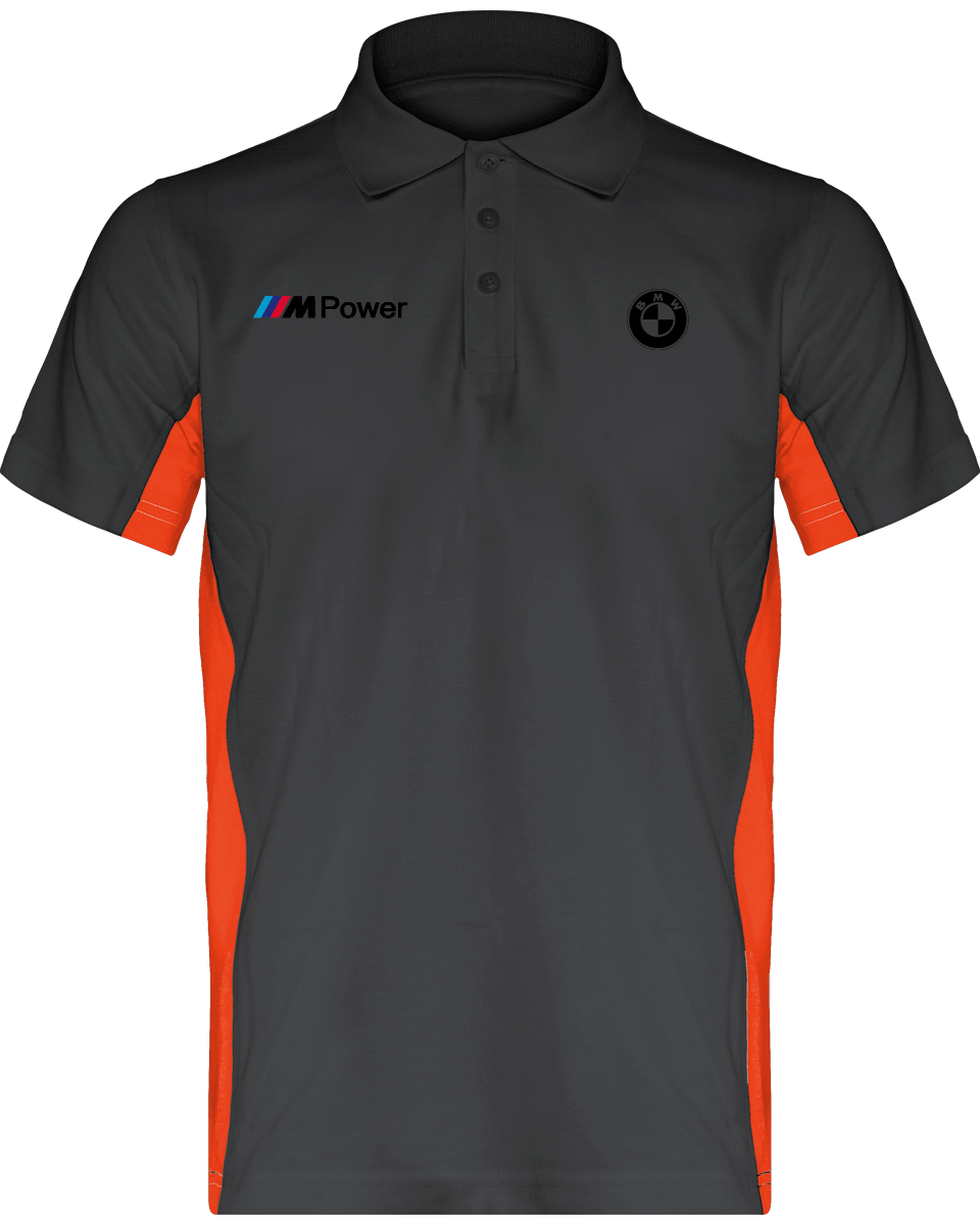 BMW Polo Bicolore Herren Flag