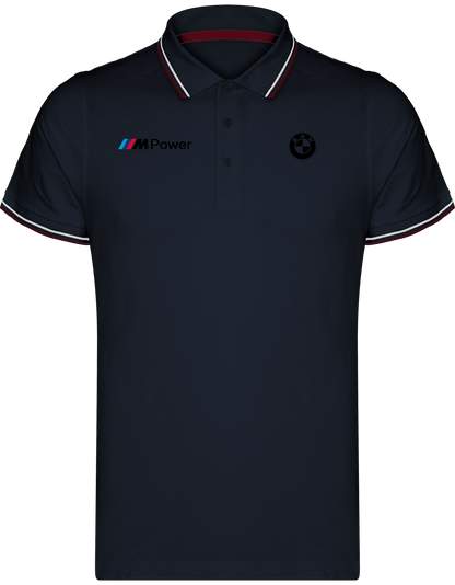 BMW Polo Shirt Maille Piquées 2 bandes