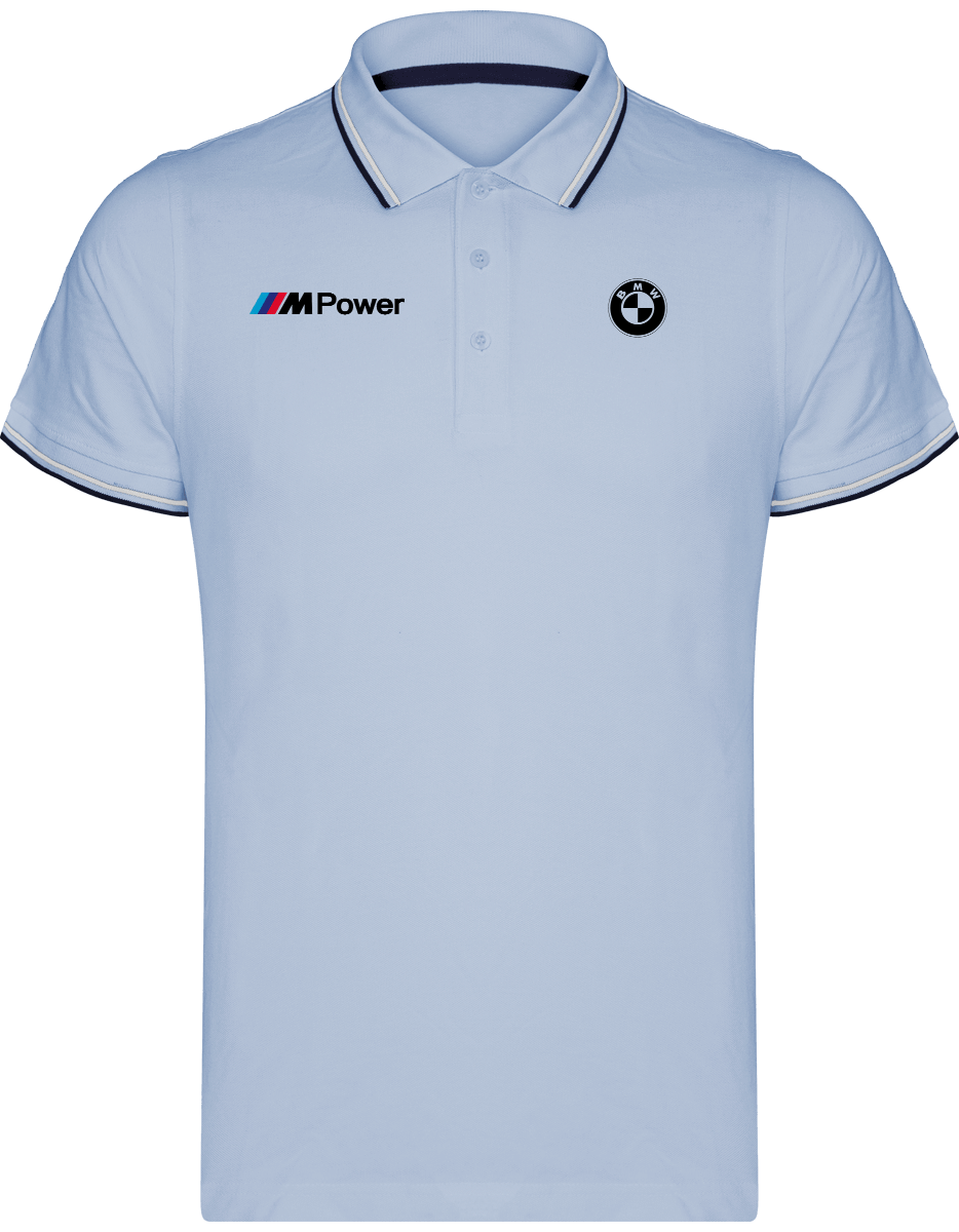 BMW Polo Shirt Maille Piquées 2 bandes