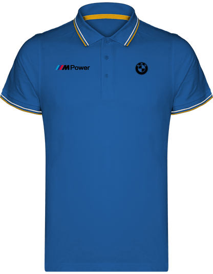 BMW Polo Shirt Maille Piquées 2 bandes