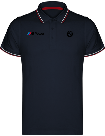 BMW Polo Shirt Maille Piquées 2 bandes