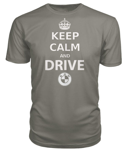 KEEP CALM AND DRIVE BMW Premium Unisex Tee