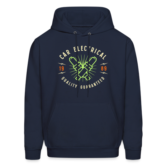 Car Electrical Men's Hoodie - navy