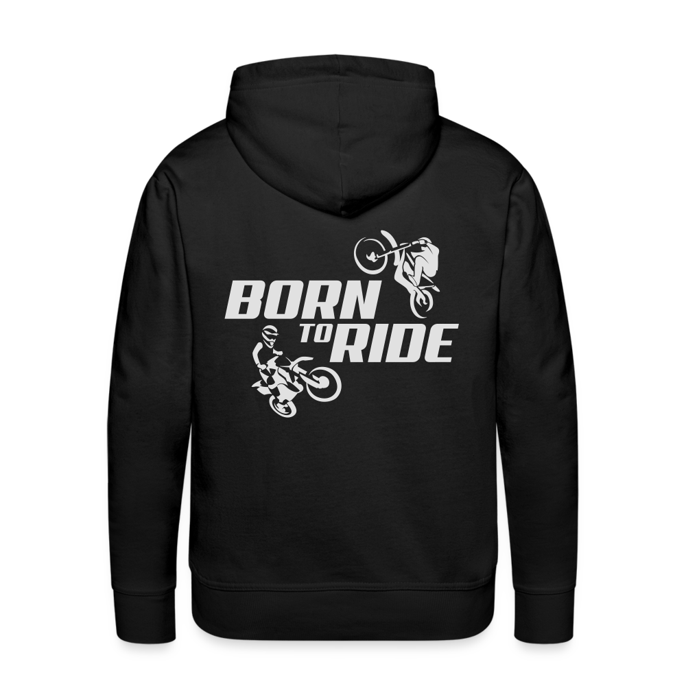 Born to Ride Motocross Men’s Premium Hoodie - black