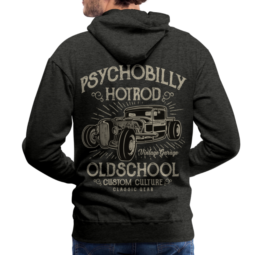 Psychobilly hotrod Men’s Premium Hoodie - charcoal grey