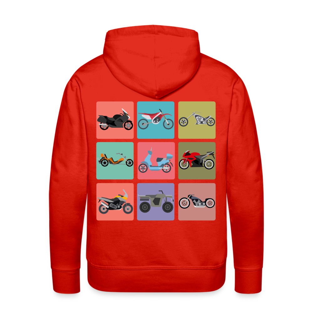 Motorcycles Men’s Premium Hoodie - red