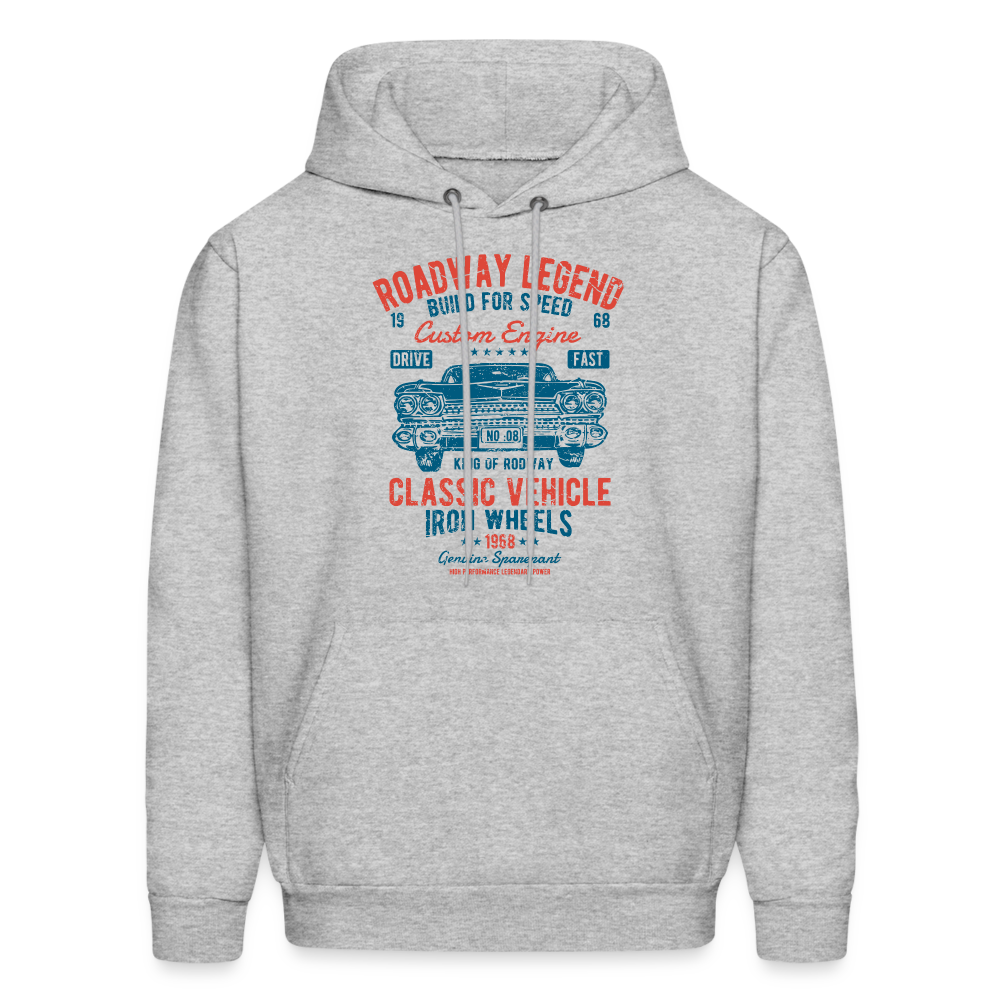 Road Way Legend Men's Hoodie - heather gray