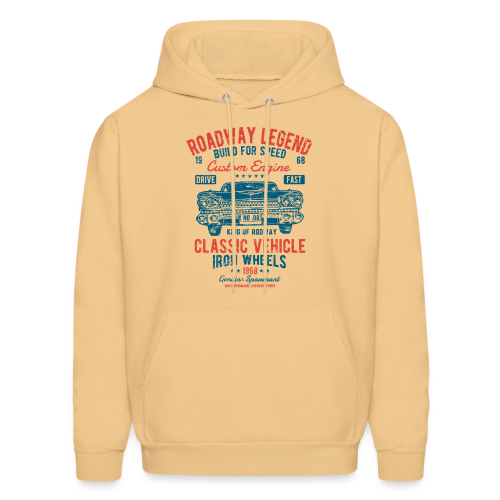 Road Way Legend Men's Hoodie - light yellow