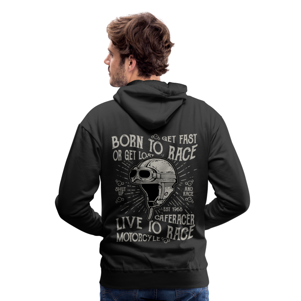 Born to Race Car's Men’s Premium Hoodie - black