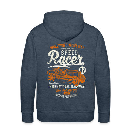 Speed Racer Men’s Premium Hoodie - heather denim