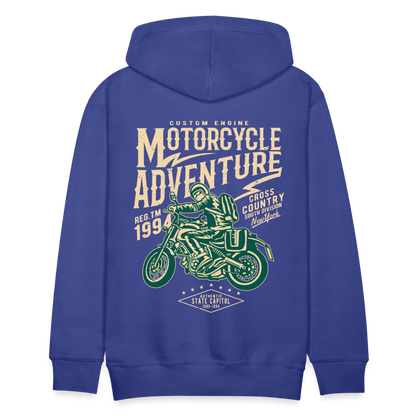 Motorcycle Adventure Men’s Premium Hoodie - royal blue