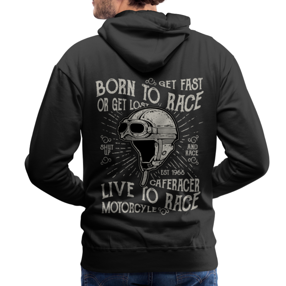 Born to Race Car's Men’s Premium Hoodie - black