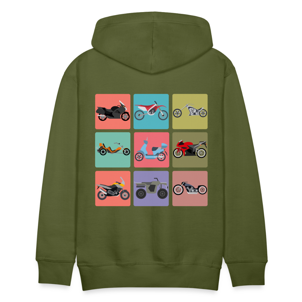 Motorcycles Men’s Premium Hoodie - olive green