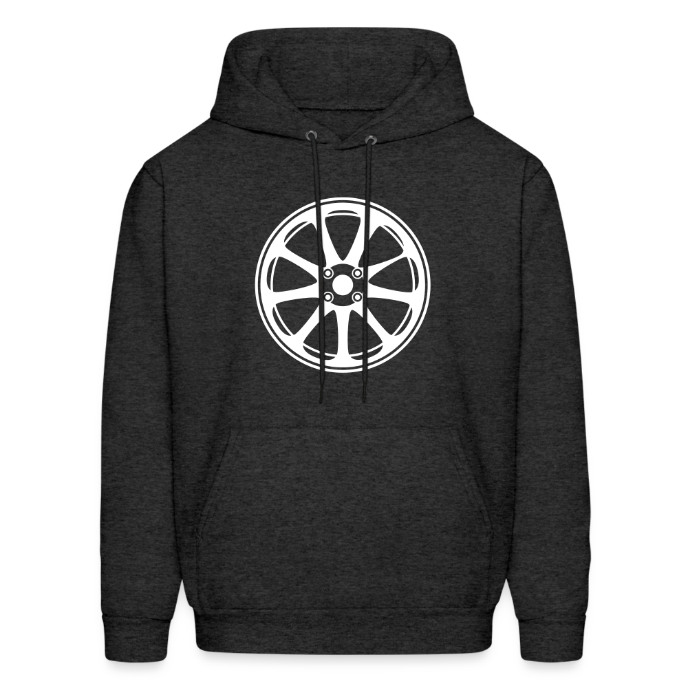 wheel rims Men's Hoodie - charcoal grey