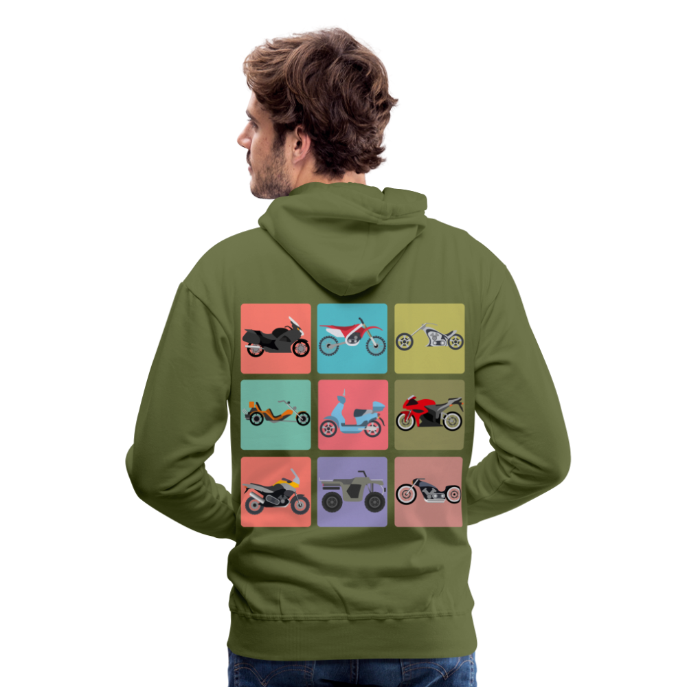 Motorcycles Men’s Premium Hoodie - olive green