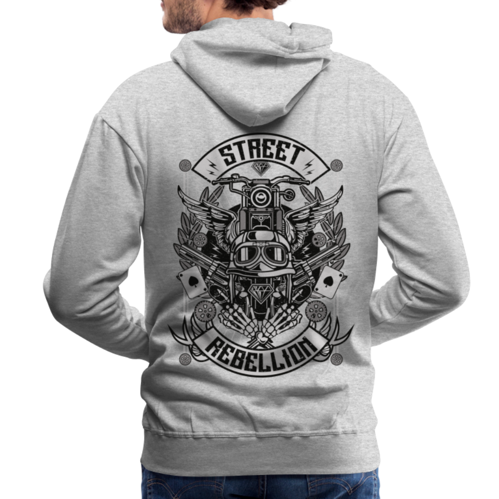 Street Rebellion Men’s Premium Hoodie - heather grey