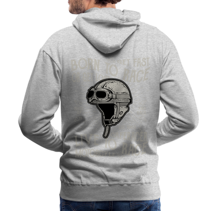 Born to Race Car's Men’s Premium Hoodie - heather grey