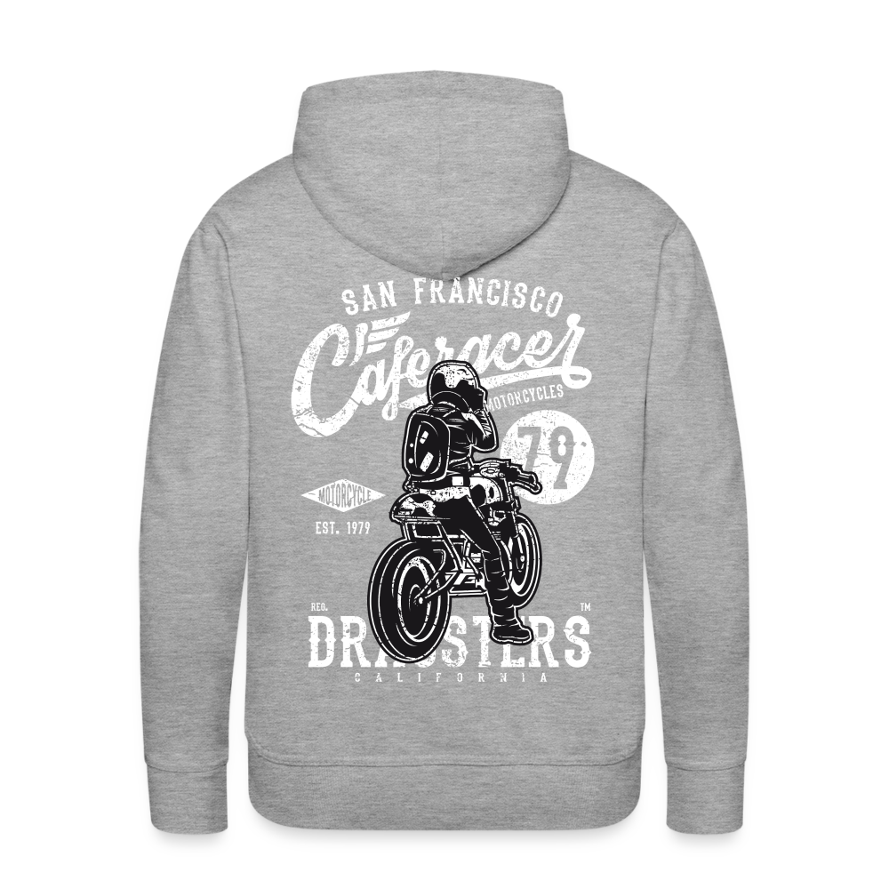 Motorcycle San Francisco Caferacer Men’s Premium Hoodie - heather grey