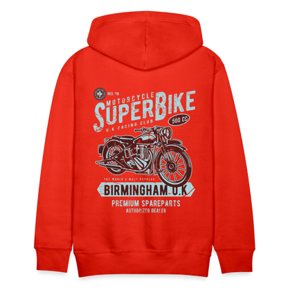 Super Bike Motorcycle Men’s Premium Hoodie - red