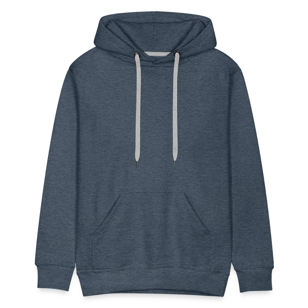 Born to Ride Motocross Men’s Premium Hoodie - heather denim