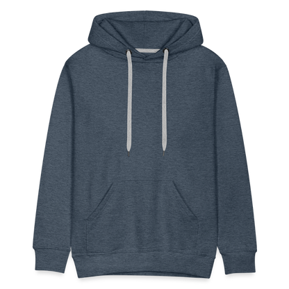 Born to Ride Motocross Men’s Premium Hoodie - heather denim