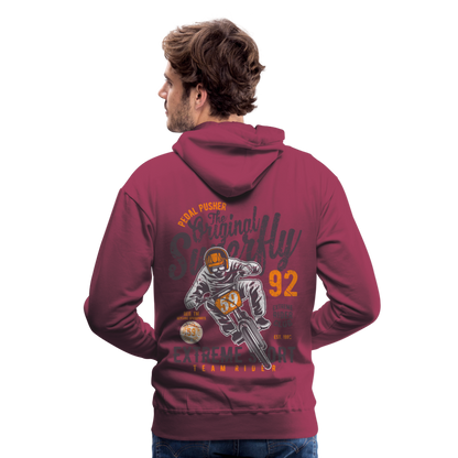 Pedal Pusher Extreme Sport Men’s Premium Hoodie - bordeaux