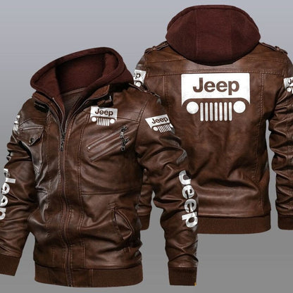 Jeep Jacket Jeep Leather Jacket For Men V19