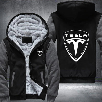 Tesla Jackets Tesla Hooded Sweatshirt V23