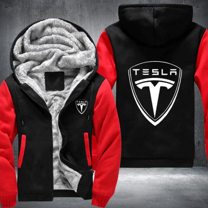 Tesla Jackets Tesla Hooded Sweatshirt V23