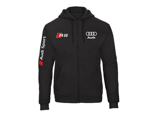 Audi Zipper Hoodie_Driver_Clothing