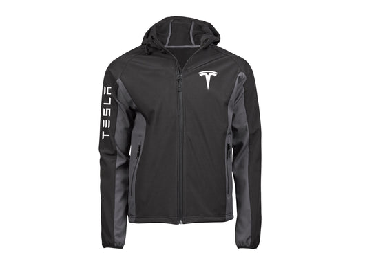 Tesla Two-Tone Soft Shell Jacket with Hood