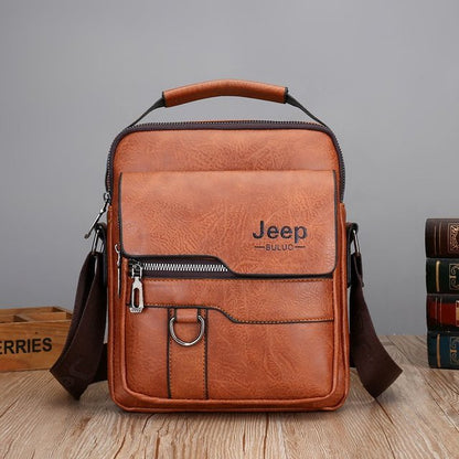 Jeep Leather Bag For Men 2023-bag-Driver Apparel-Driversapparel.com