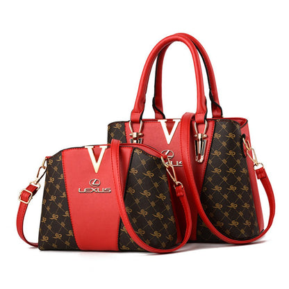 Lexus Luxury Tote Bag Set-bag-Driver Apparel-Red-Driversapparel.com