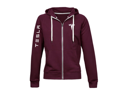 Tesla Contrast Zipper Hoodie