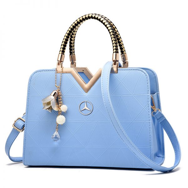 Mercedes Spring Women&#8217;s Handbag-bag-Driver Apparel-Light Blue-Driversapparel.com