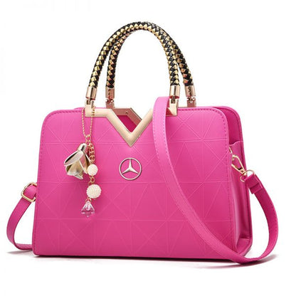 Mercedes Spring Women's Handbag-bag-Driver Apparel-Pink-Driversapparel.com