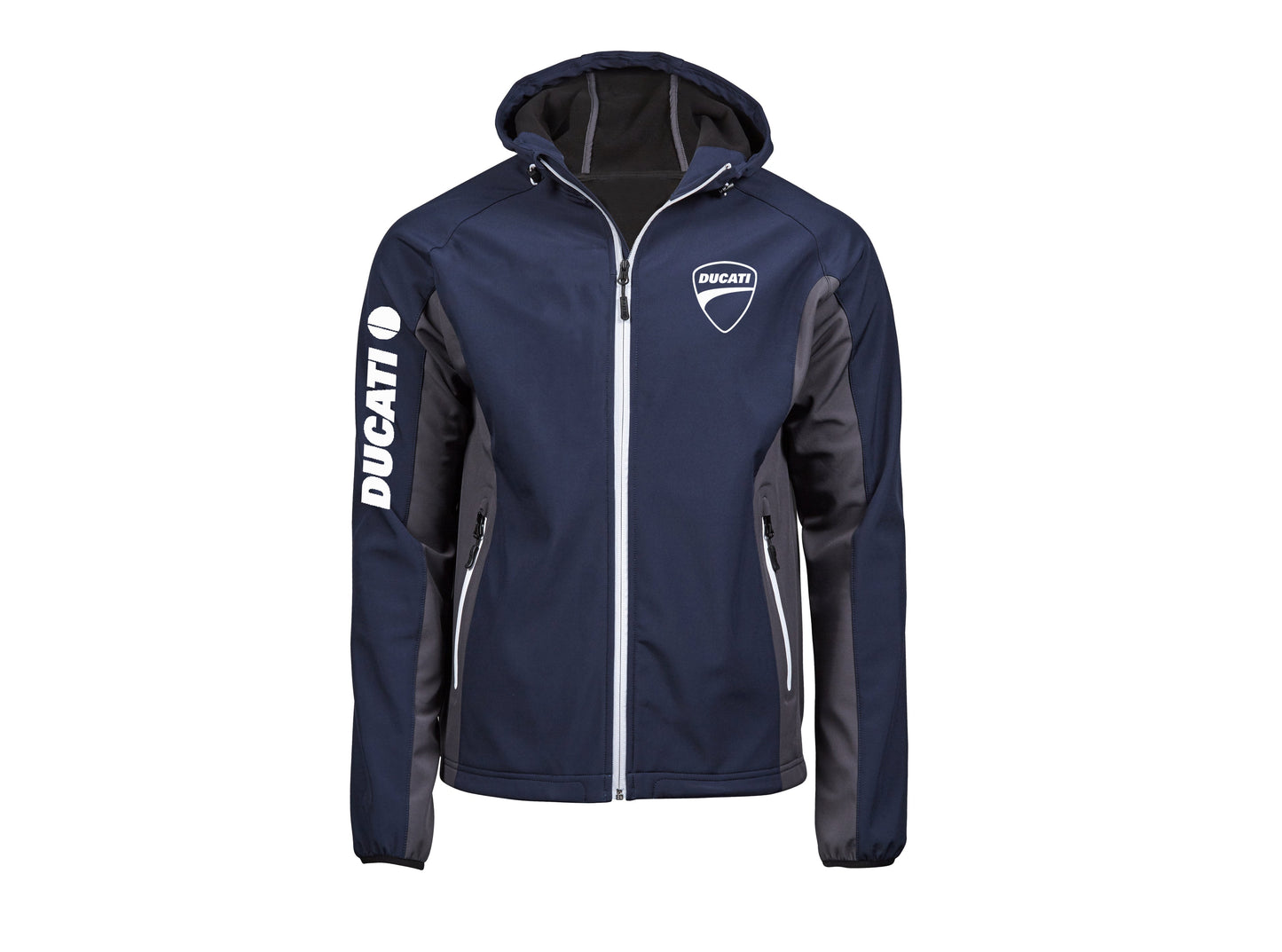 Ducati Two-Tone Soft Shell Jacket with Hood