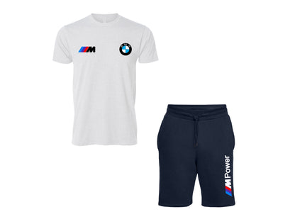 BMW Contrast T-Shirt and Shorts Set