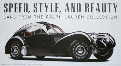 Bugatti Exhibition Poster: Classic Cars Garage Art