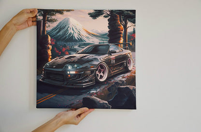 Anime-Inspired Toyota Supra MK4 Posters_driver_clothing_drivi.store