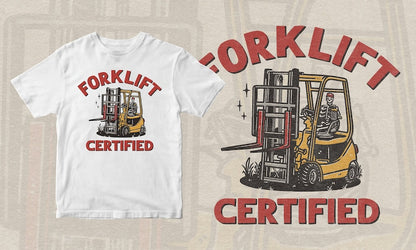 Certified Forklift Fun: USA's Sober Skeleton