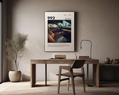 Porsche 911 Sport Classic Wall Art