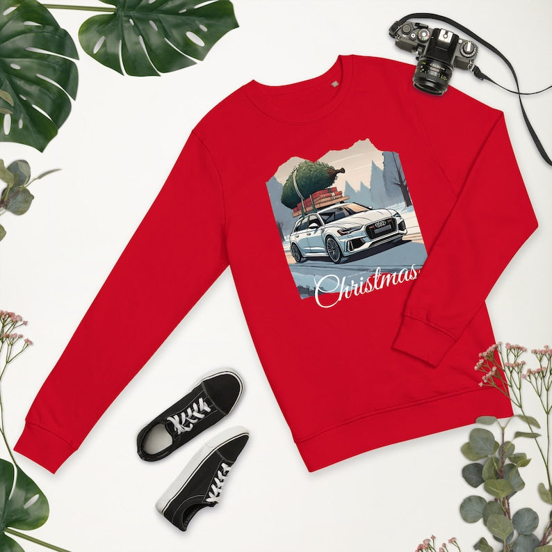 Audi RS6 Christmas Jumper: The Perfect Gift for Car Enthusiasts_driver_apparel_drivi.store