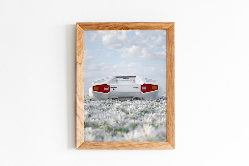 Lamborghini Art: Aventador Poster for Car Lovers