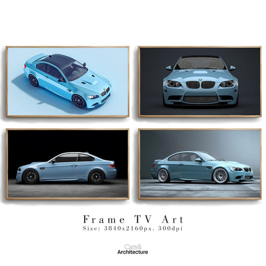 Automotive Art Bundle for Samsung The Frame TV: BMW E92 M3 Collection